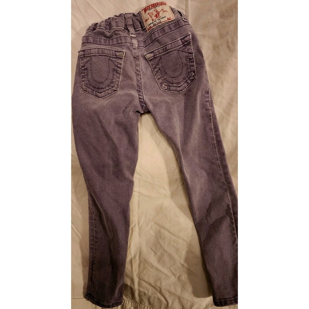 True Religion Jeans Jeggings Size 6 Purple Casey Pants Skinny Jeans Tapered